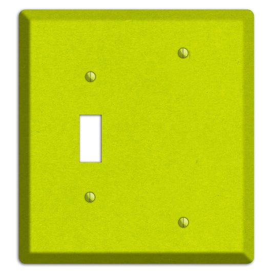 Electric Lime Kraft Toggle / Blank Wallplate
