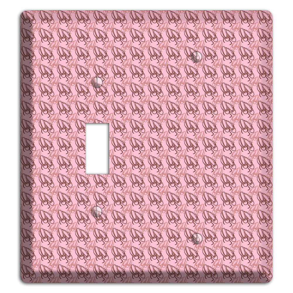 Pink Ballet Slippers Toggle / Blank Wallplate