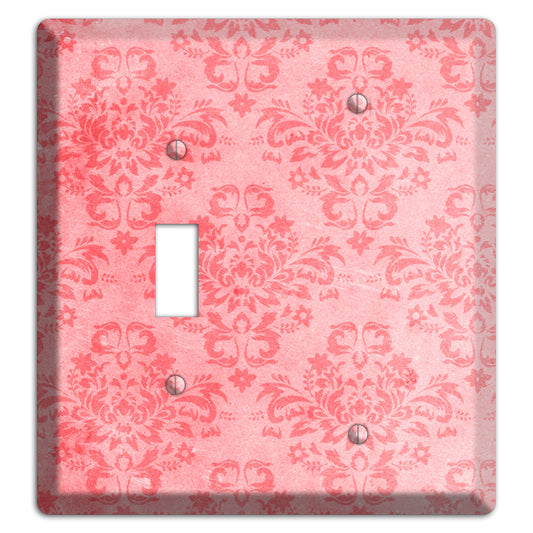 Rose Bud Soft Coral Toggle / Blank Wallplate