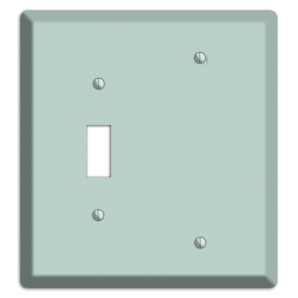 Sage with Tiny Dots Toggle / Blank Wallplate