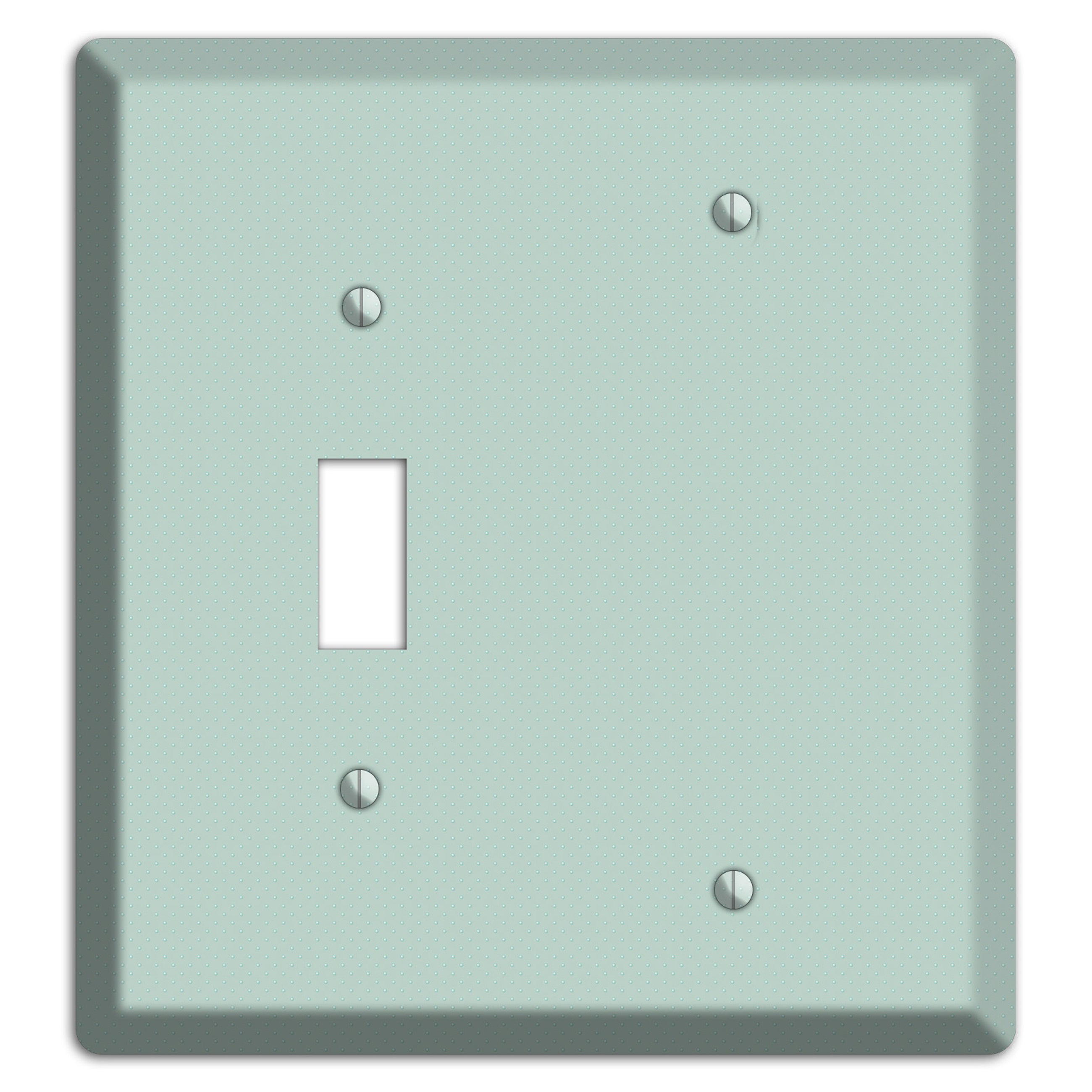 Sage with Tiny Dots Toggle / Blank Wallplate
