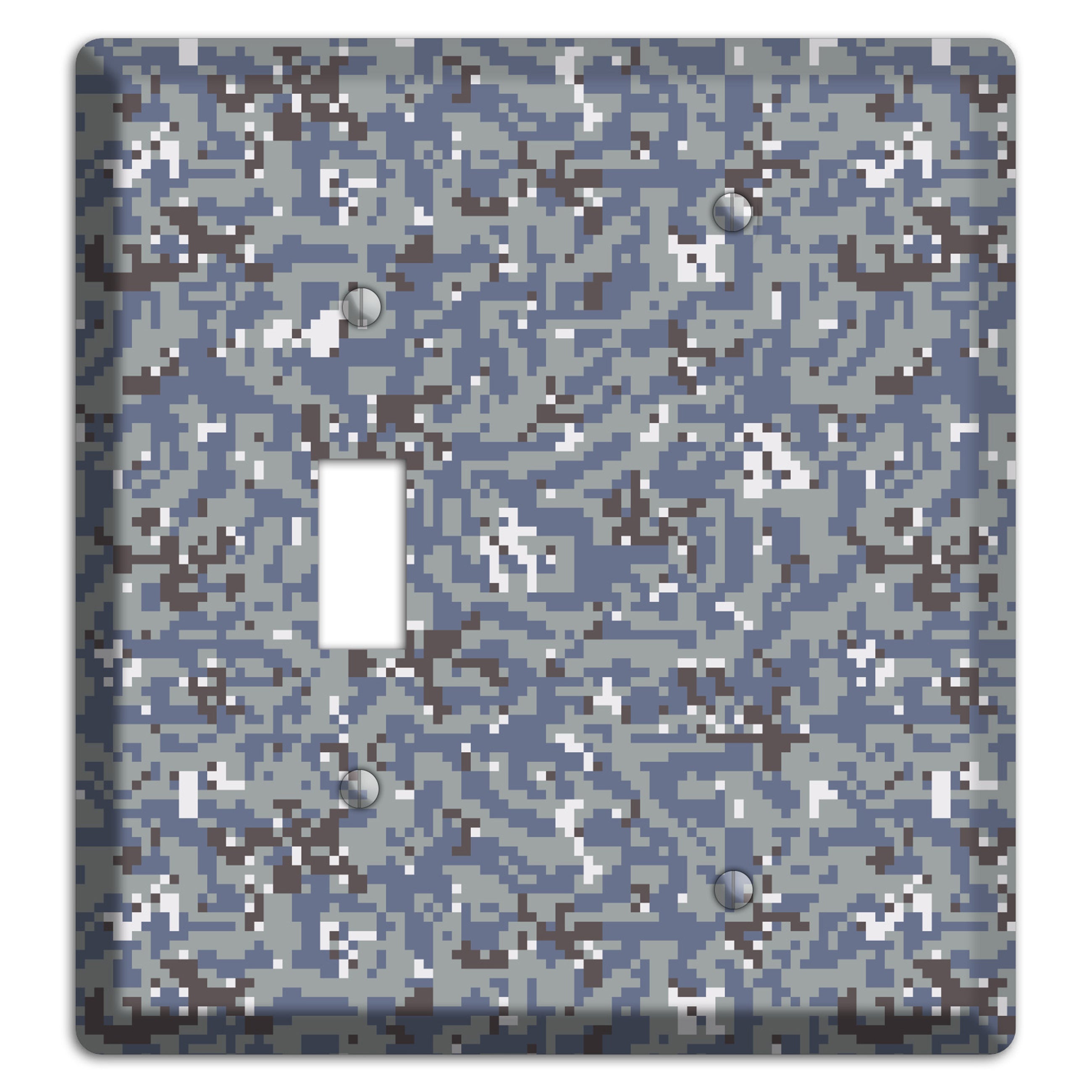 NWU Grey Dom Camo Toggle / Blank Wallplate