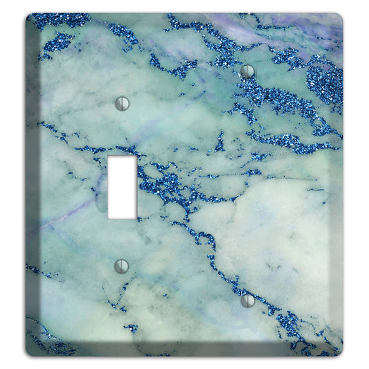 Opal marble Toggle / Blank Wallplate