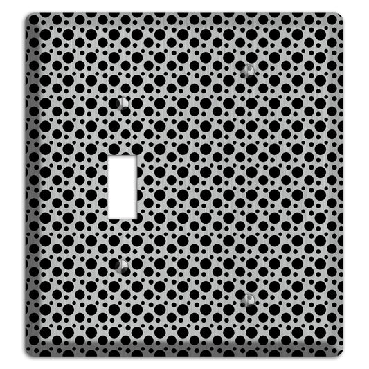 Small and Tiny Polka Dots Stainless Toggle / Blank Wallplate