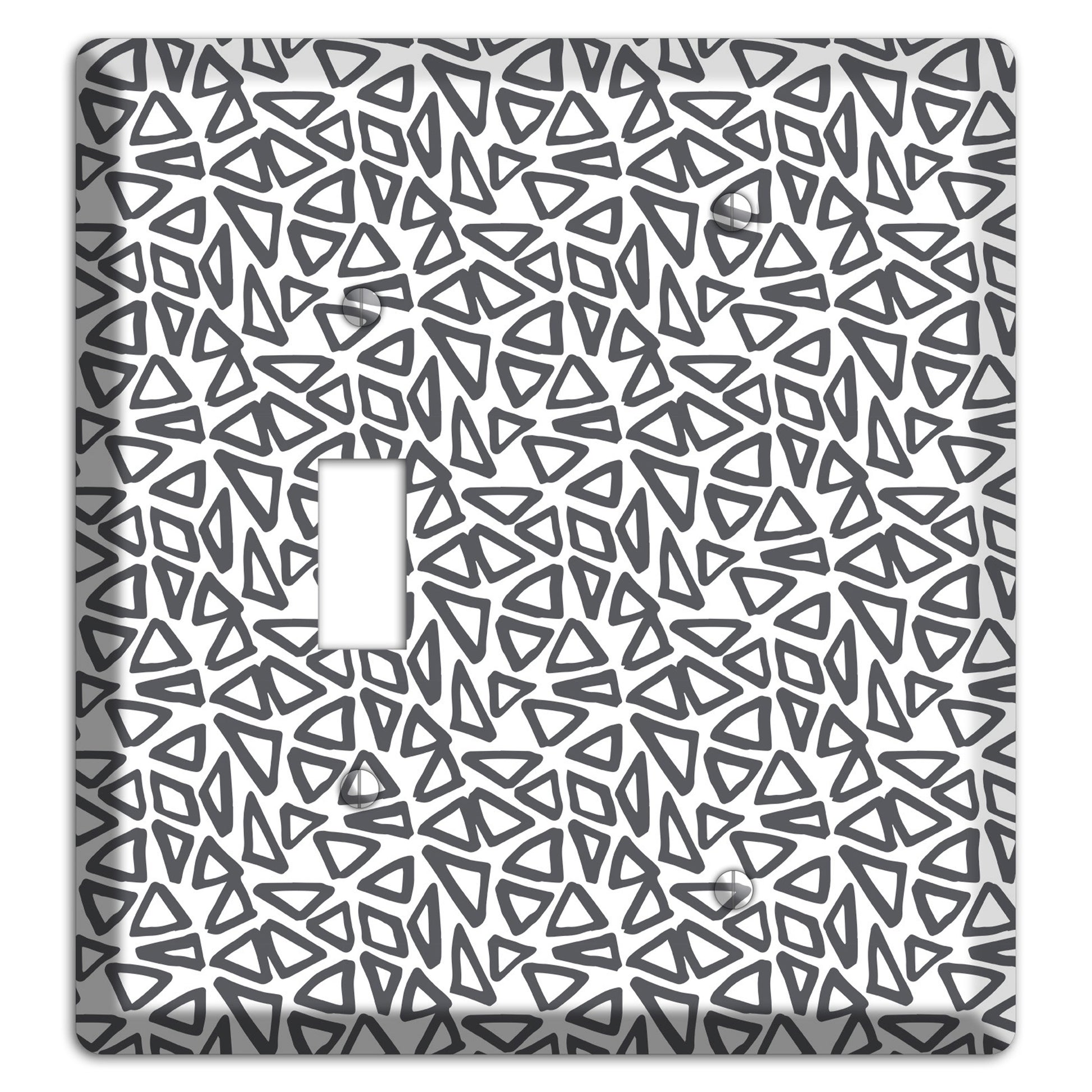 Abstract 3 Toggle / Blank Wallplate