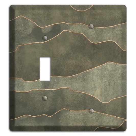 Jade Mountain Range Toggle / Blank Wallplate