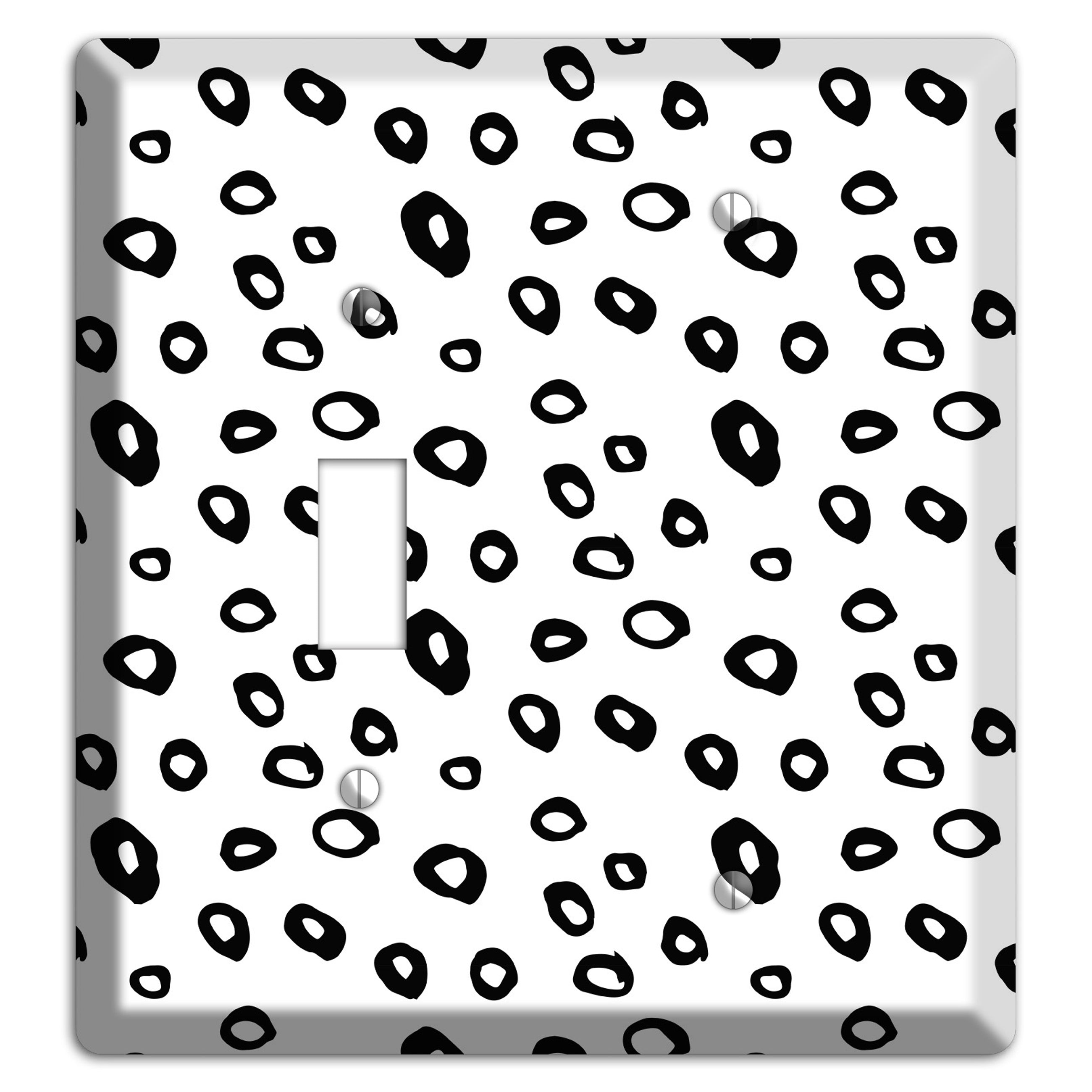 Ink Drops 5 Toggle / Blank Wallplate