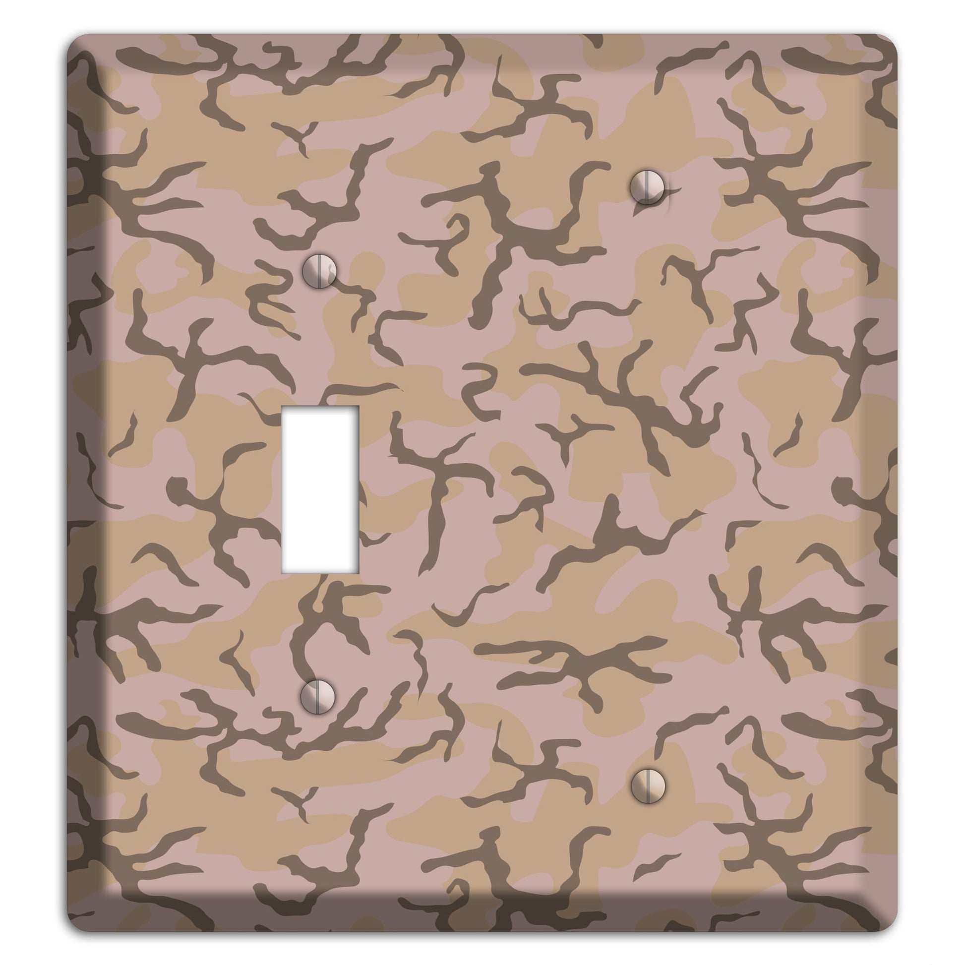 Woodland Camo Toggle / Blank Wallplate