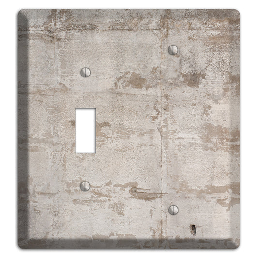 Old Concrete 3 Toggle / Blank Wallplate