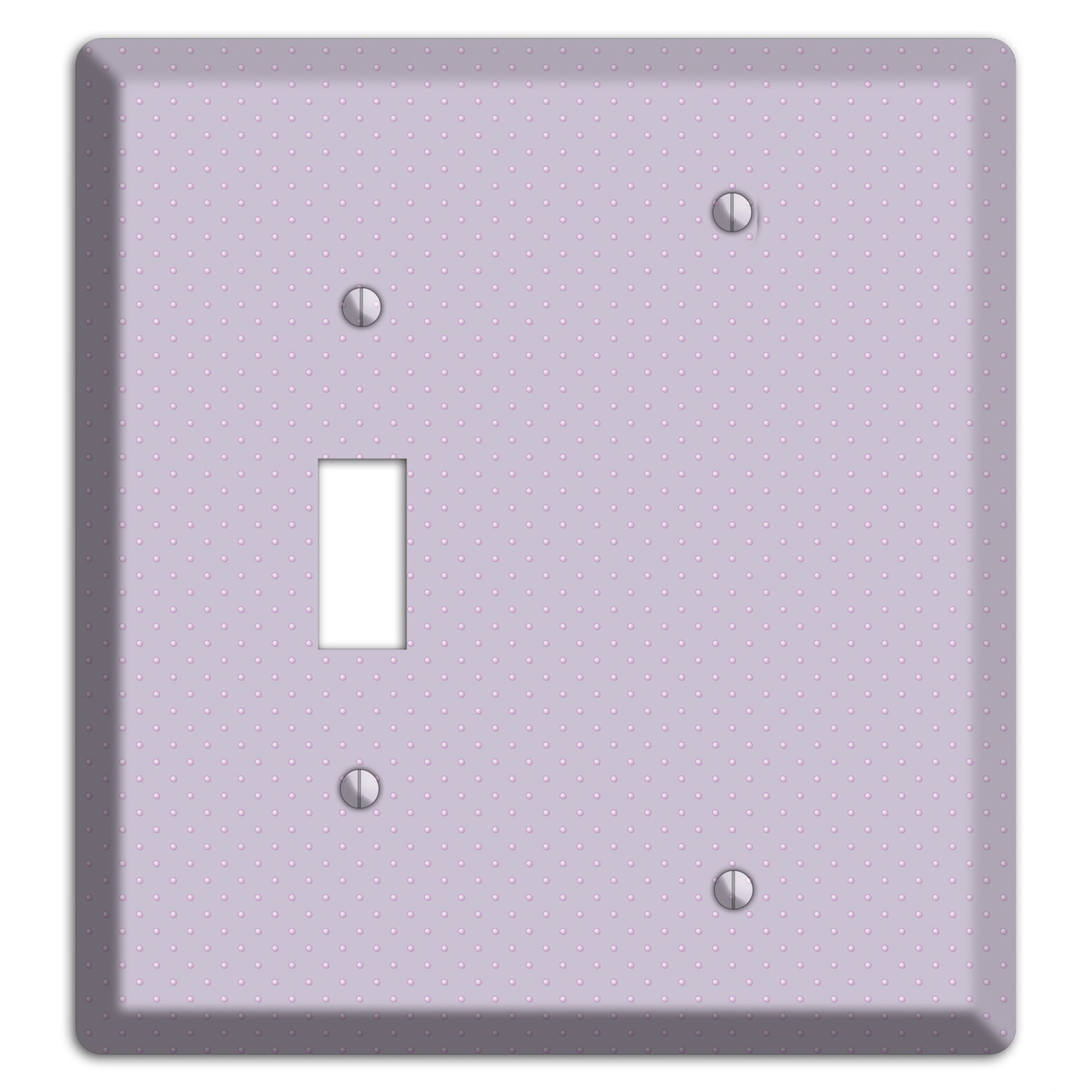 Lavender with Tiny Dots Toggle / Blank Wallplate