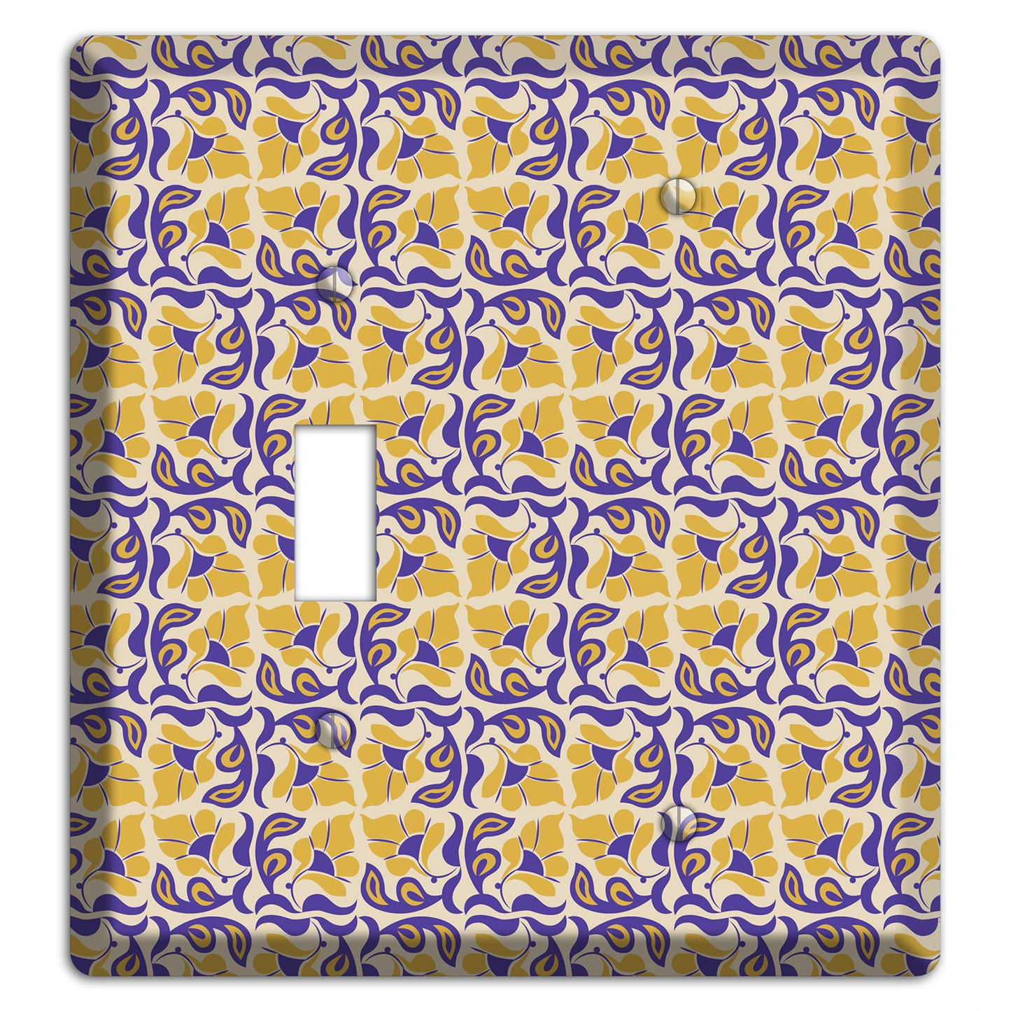 Nouveau Floral Toggle / Blank Wallplate
