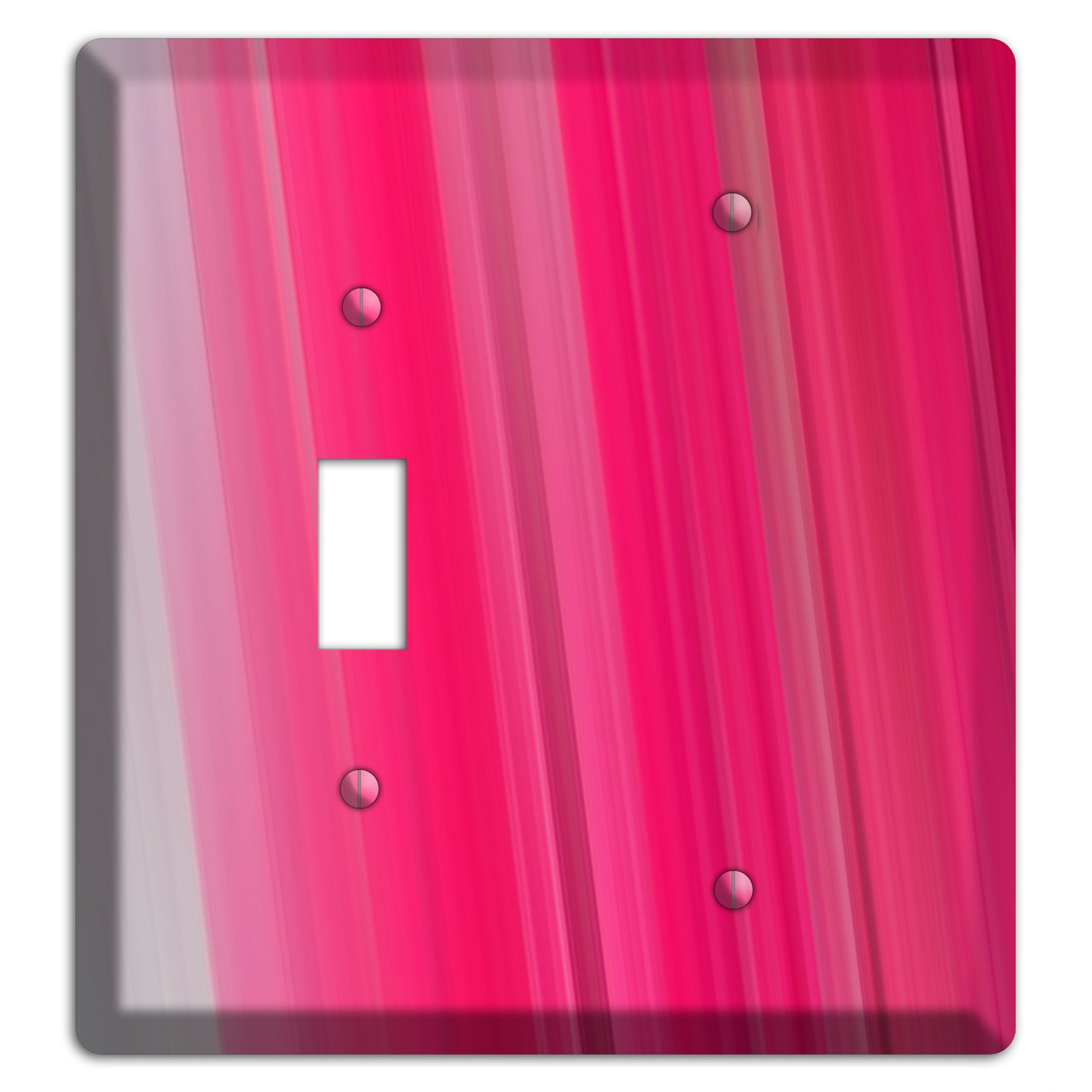 Pink Ray of Light Toggle / Blank Wallplate
