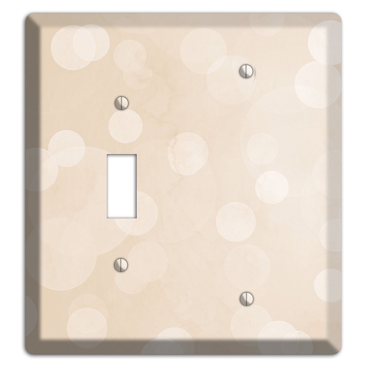 Parchment Neutral Texture Toggle / Blank Wallplate
