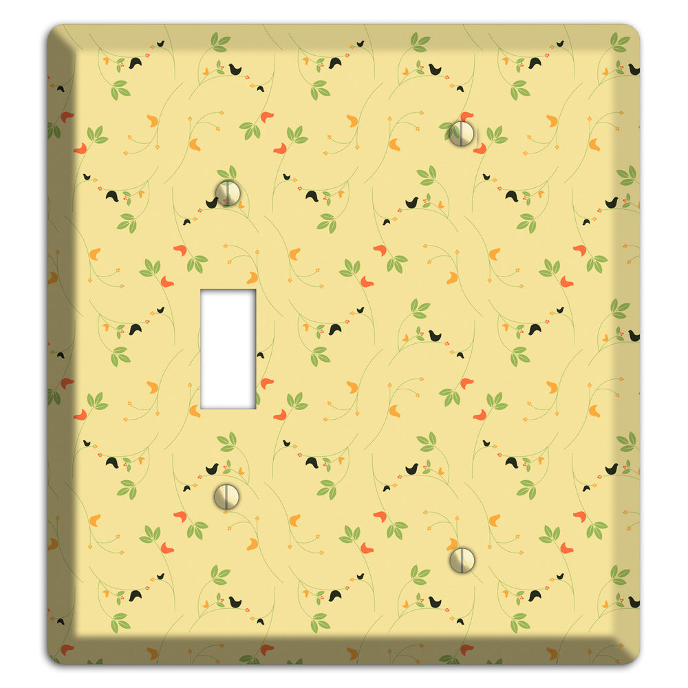 Tiny Yellow Flowers Toggle / Blank Wallplate