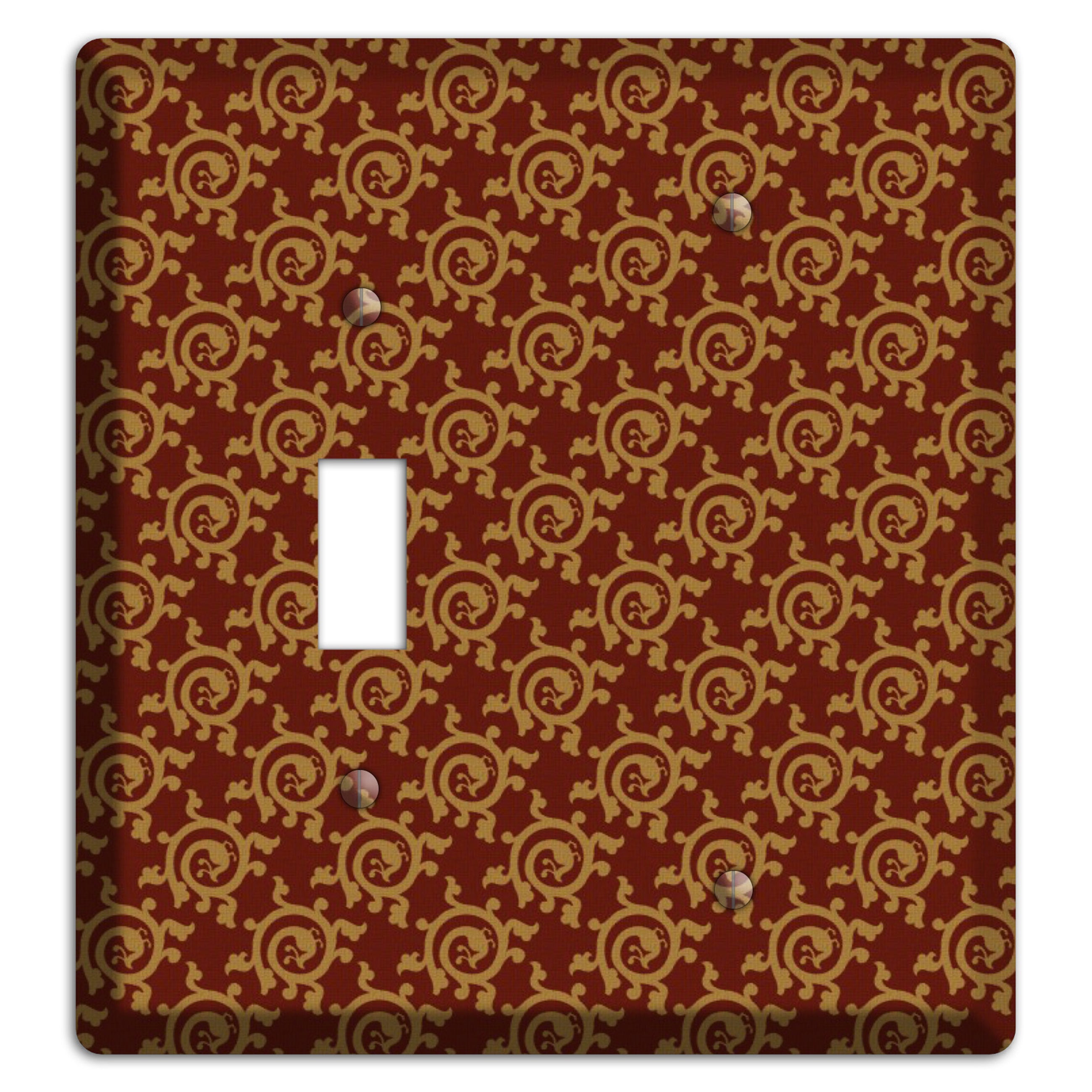 Asian Swirl Pattern Toggle / Blank Wallplate