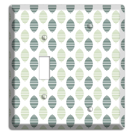 Leaves Style A Toggle / Blank Wallplate