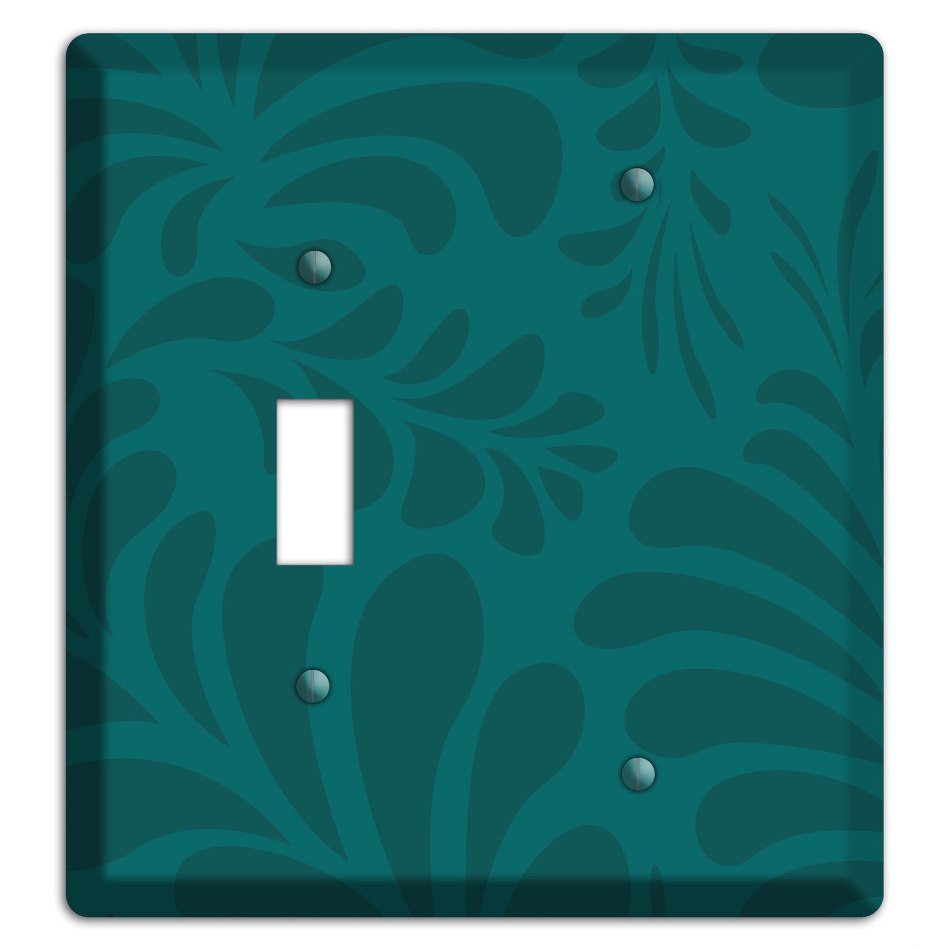 Jade Herati Toggle / Blank Wallplate