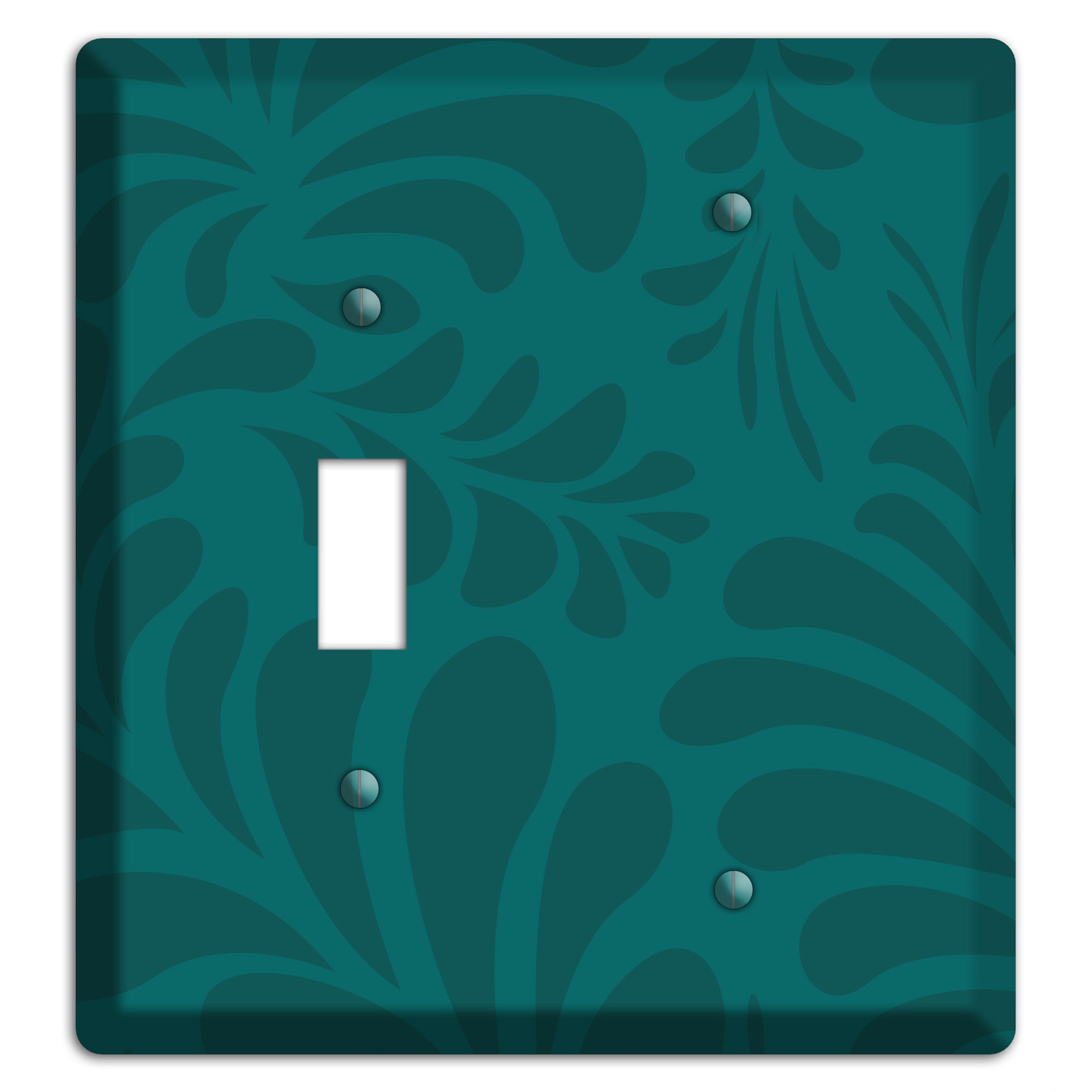 Jade Herati Toggle / Blank Wallplate
