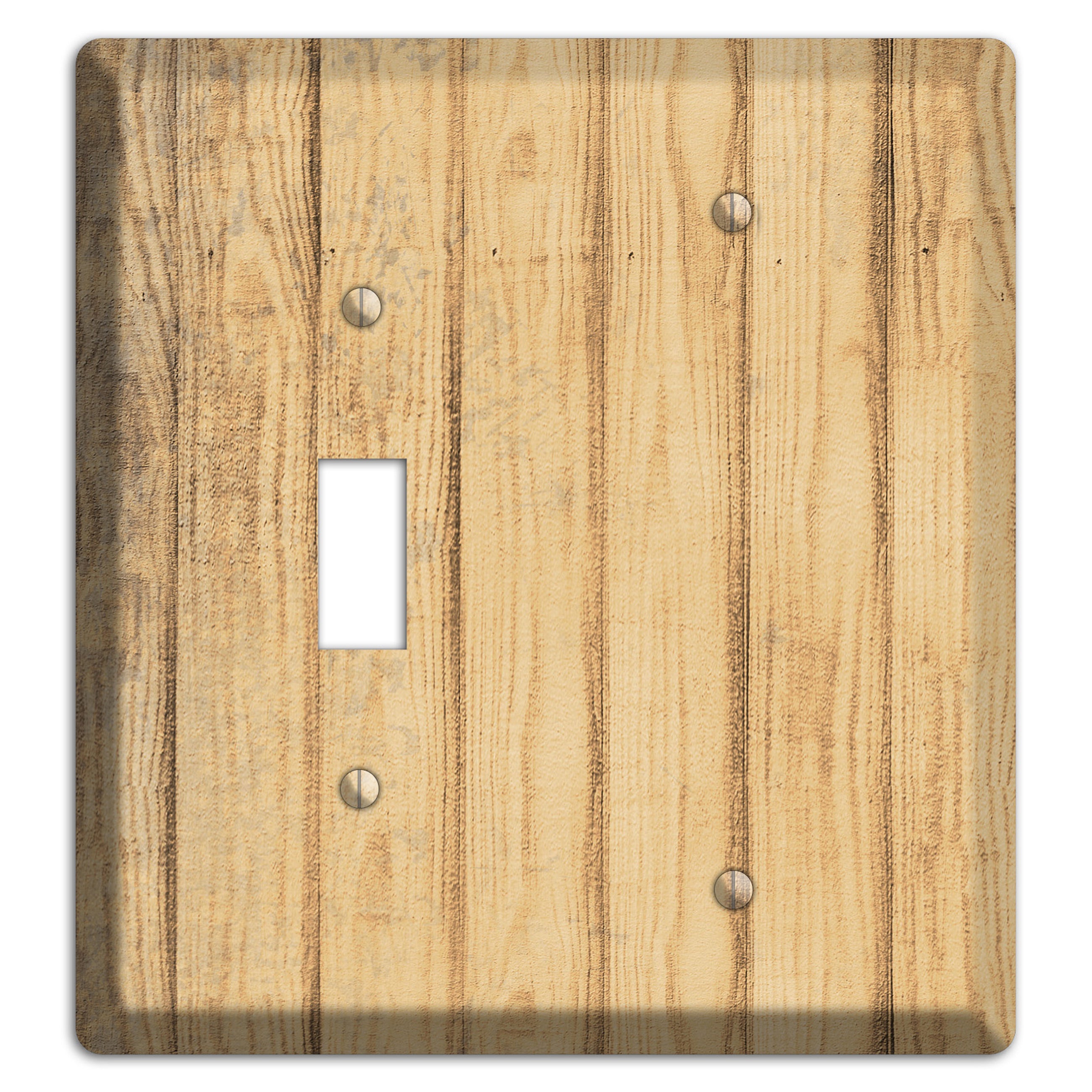 Twine Weathered Wood Toggle / Blank Wallplate