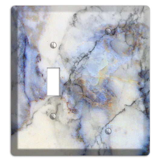 Spindle Marble Toggle / Blank Wallplate