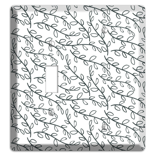 Leaves Style O Toggle / Blank Wallplate