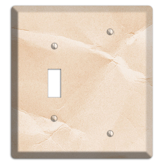 Almond Neutral Texture Toggle / Blank Wallplate