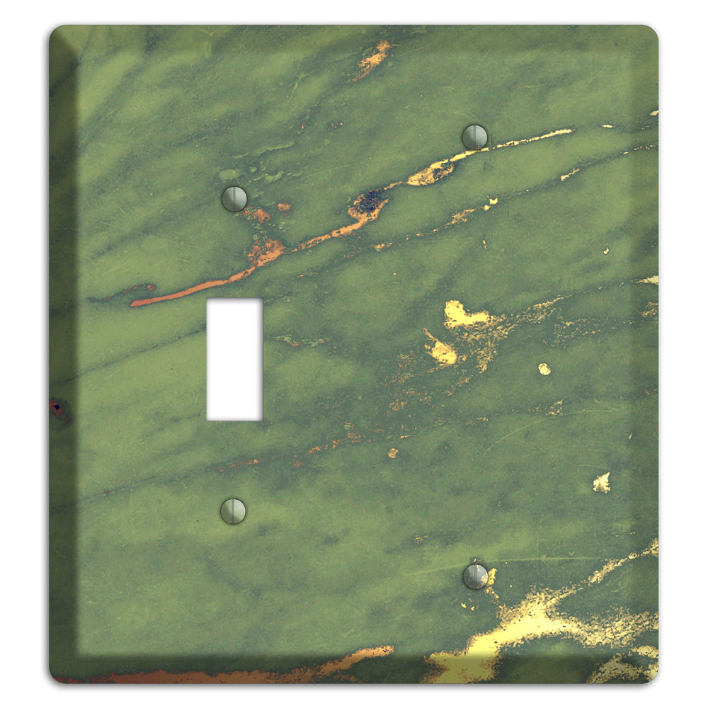 Limed Ash Marble Toggle / Blank Wallplate