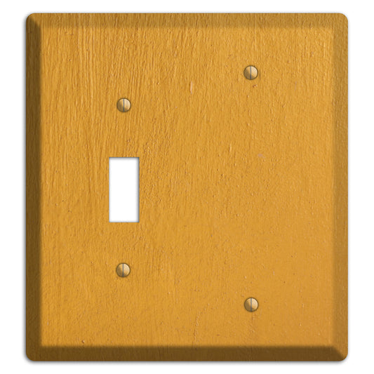 Gold Concrete Toggle / Blank Wallplate