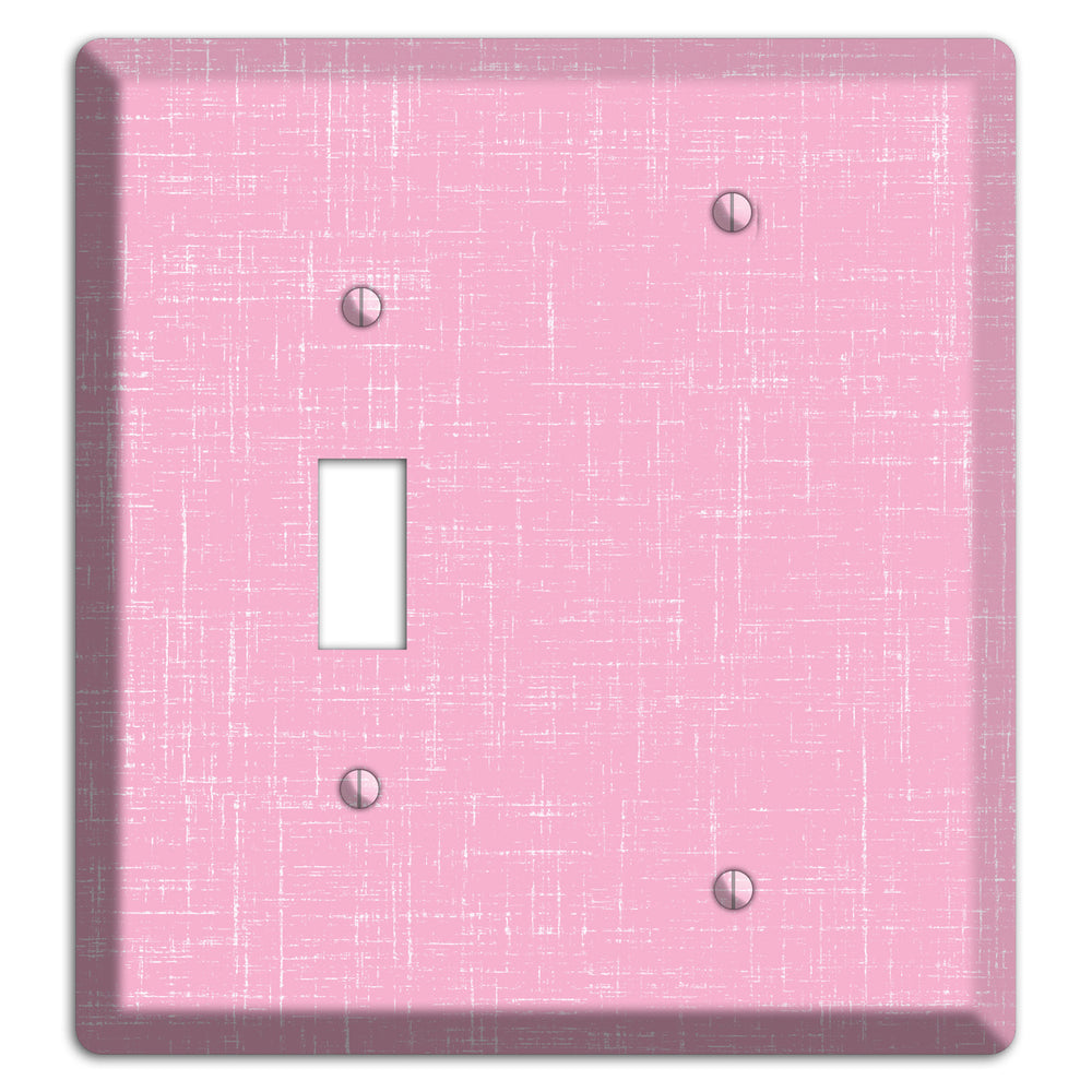 Chantilly Pink Texture Toggle / Blank Wallplate
