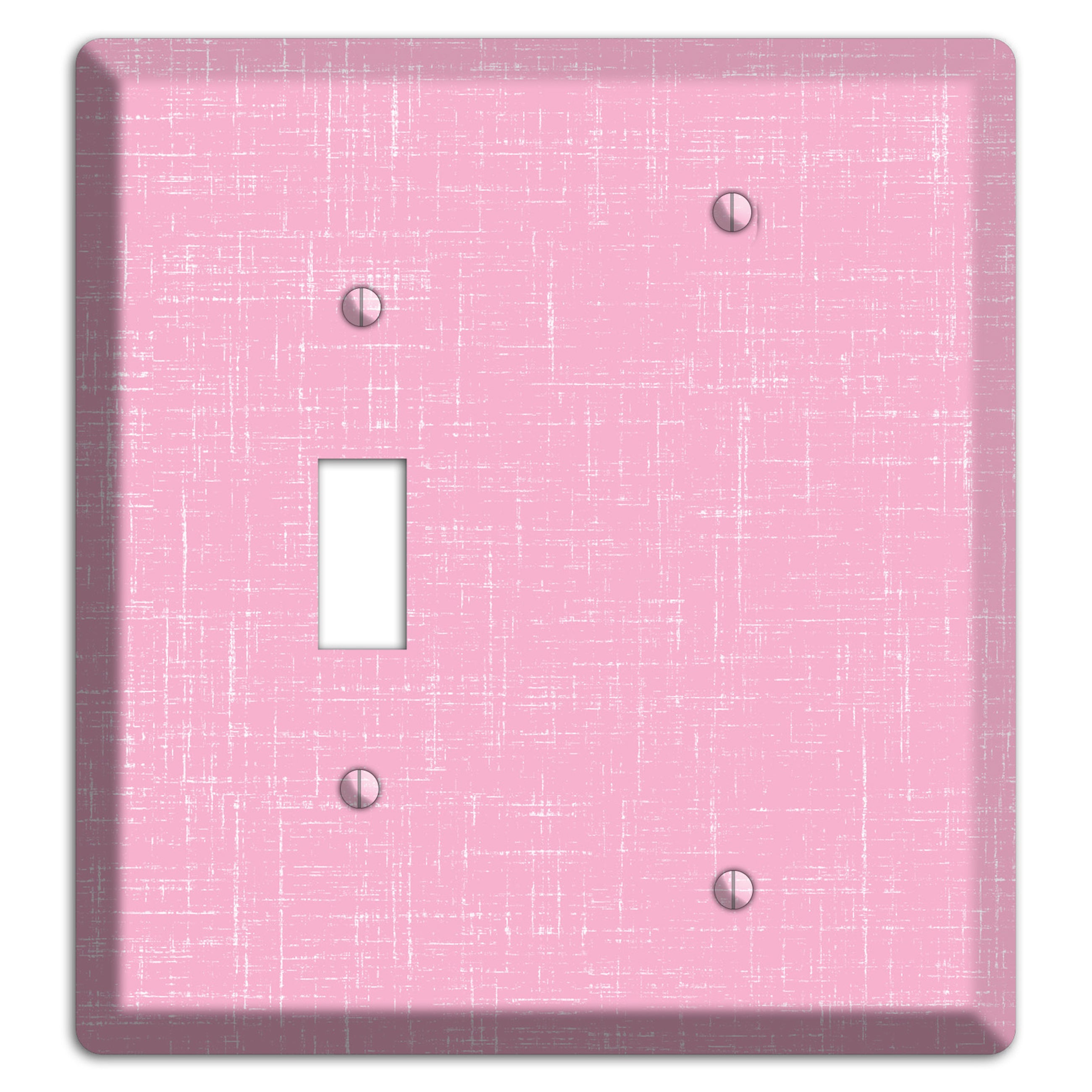 Chantilly Pink Texture Toggle / Blank Wallplate