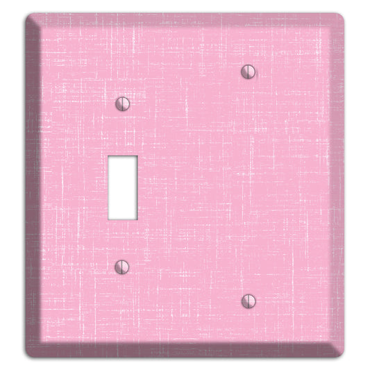 Chantilly Pink Texture Toggle / Blank Wallplate