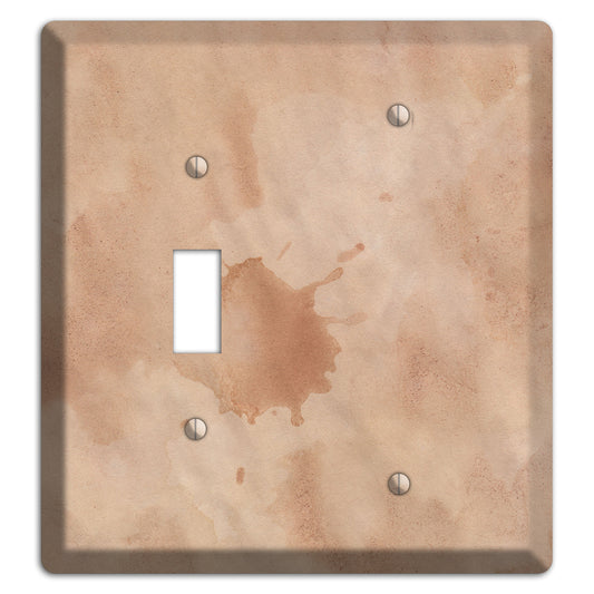 Aged Paper 2 Toggle / Blank Wallplate