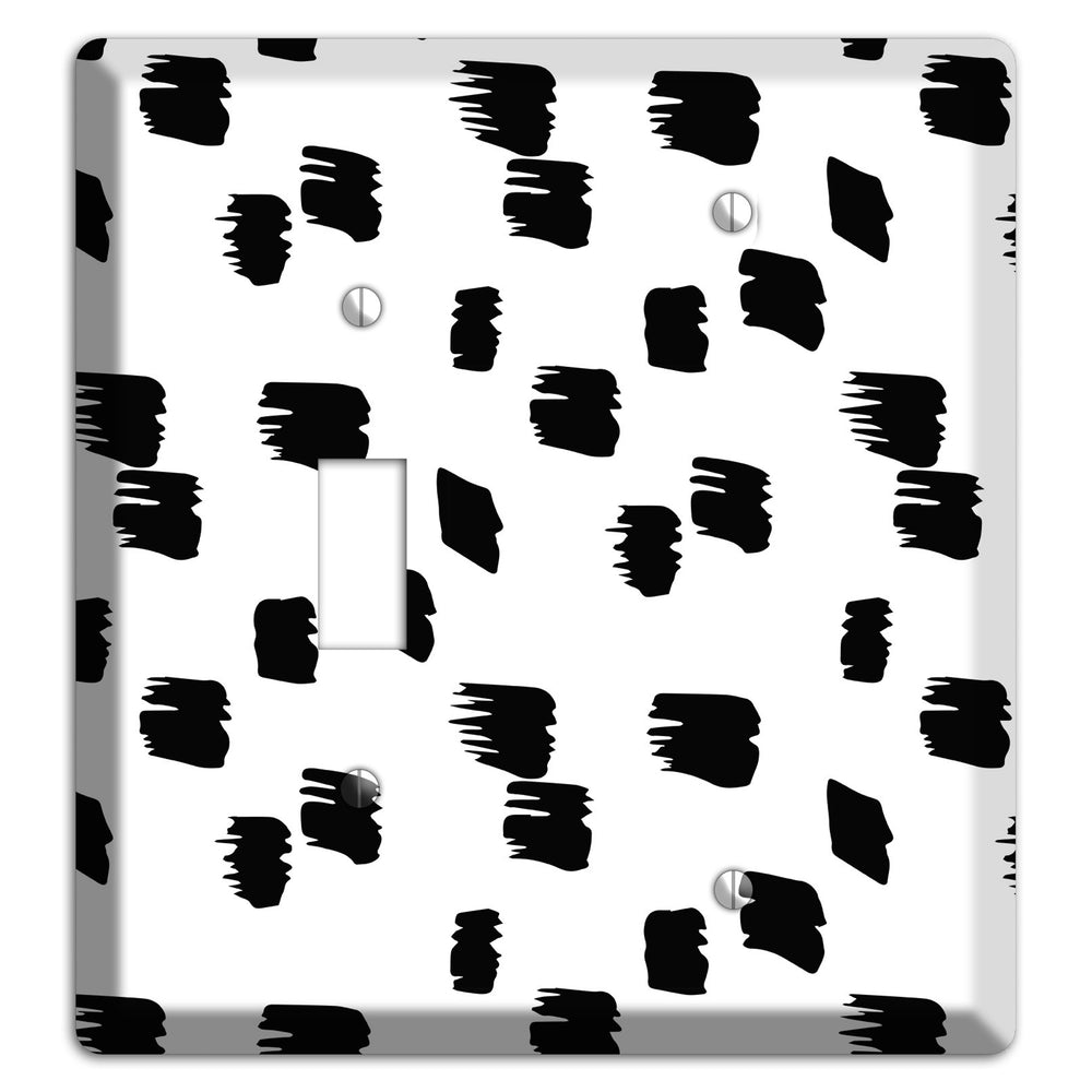 Ink Brushstrokes 6 Toggle / Blank Wallplate