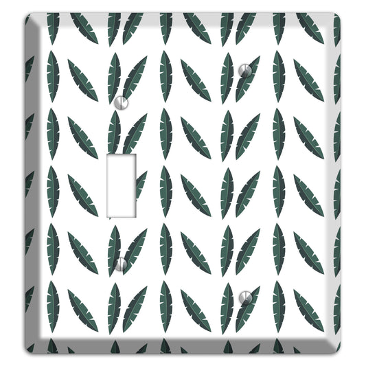 Leaves Style HH Toggle / Blank Wallplate
