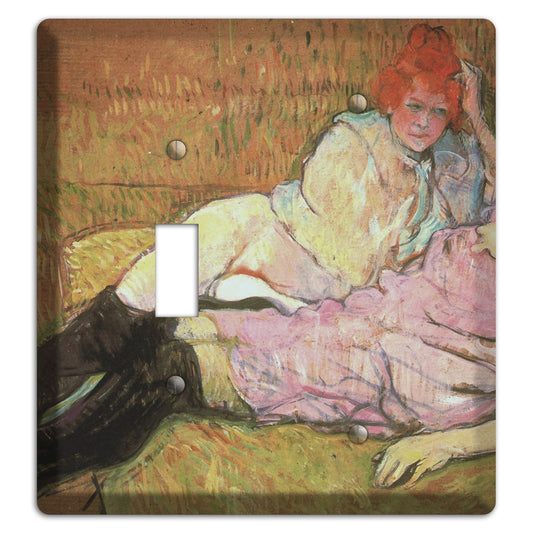 Toulouse-Lautrec 2 Toggle / Blank Wallplate