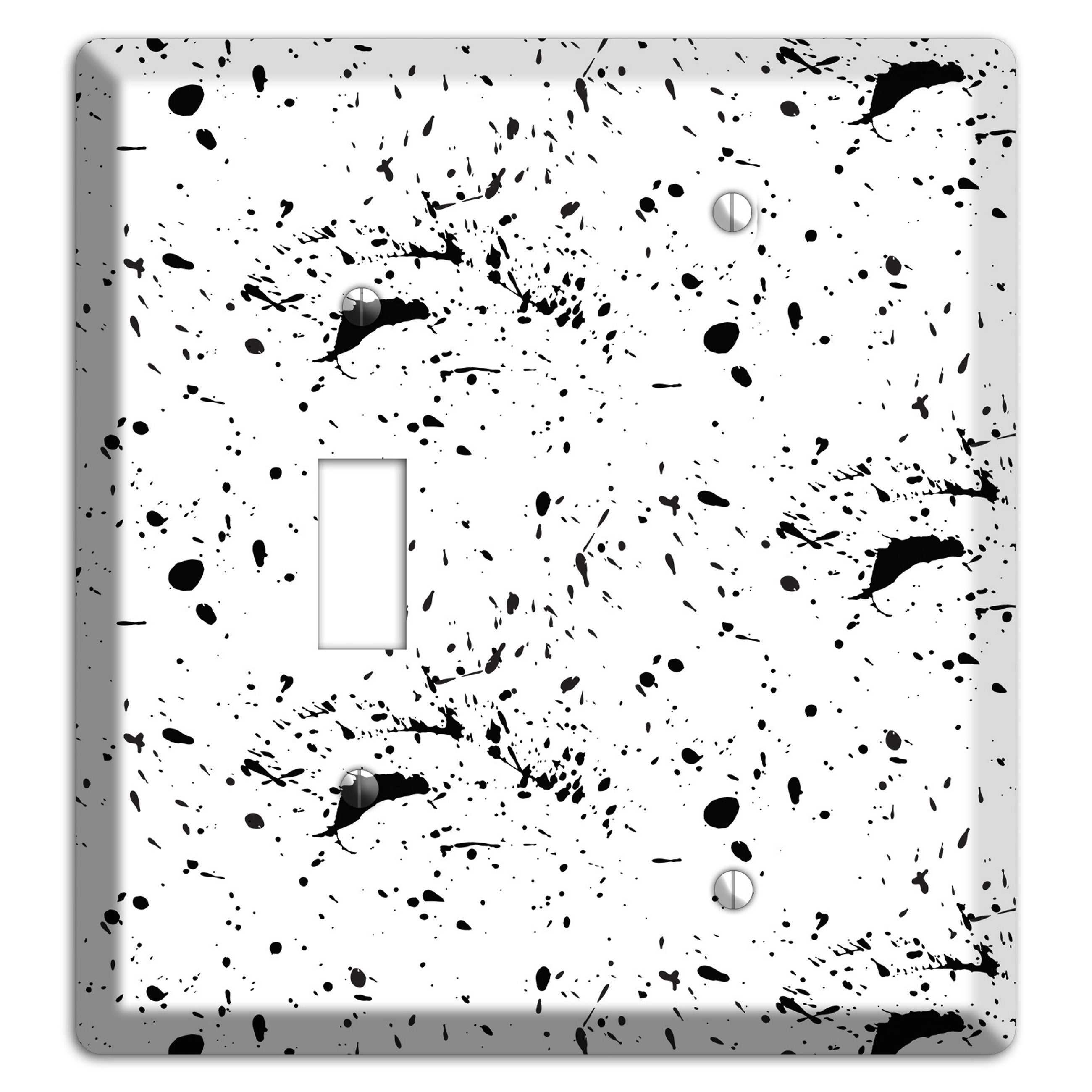 Ink Splash 5 Toggle / Blank Wallplate