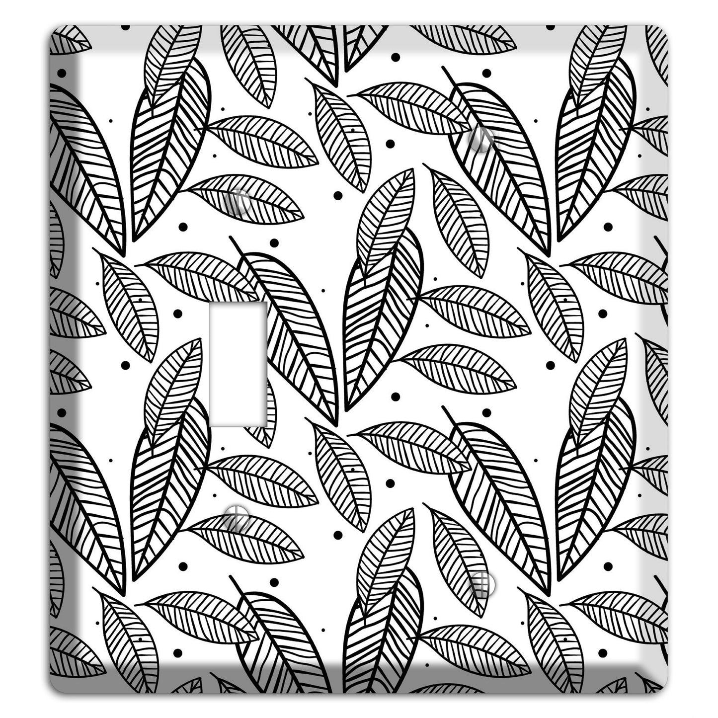 Leaves Style H Toggle / Blank Wallplate