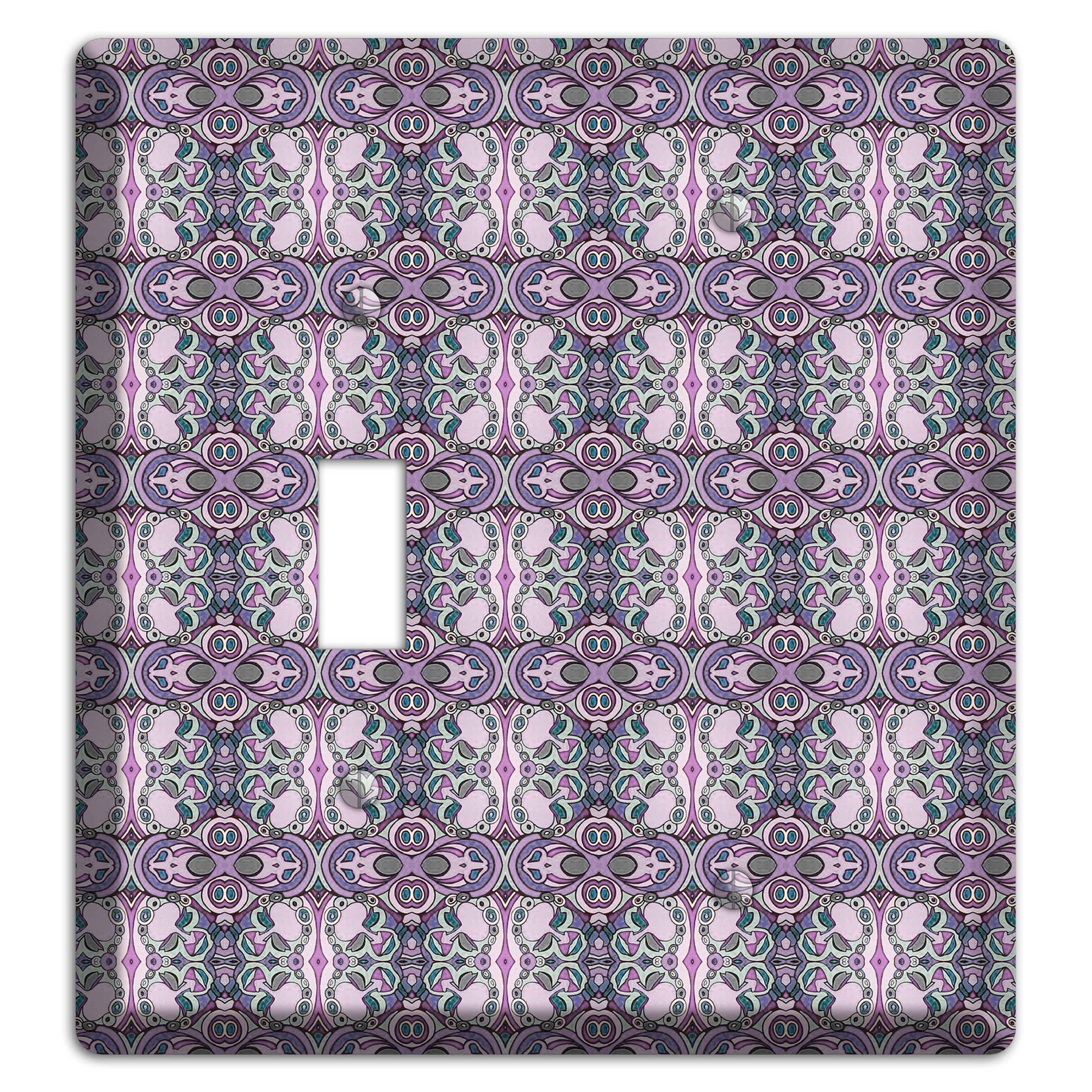 Pink Purple Sage Tapestry 2 Toggle / Blank Wallplate