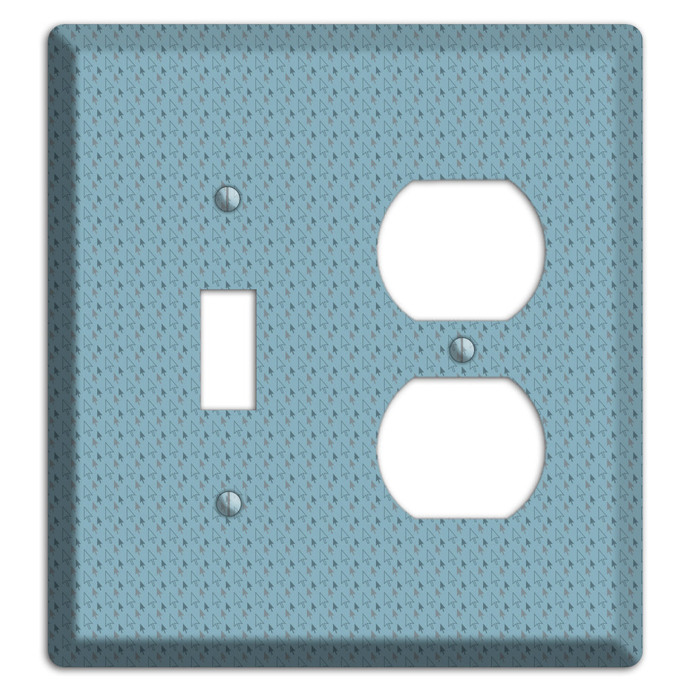 Blue Tiny Trees Toggle / Duplex Wallplate