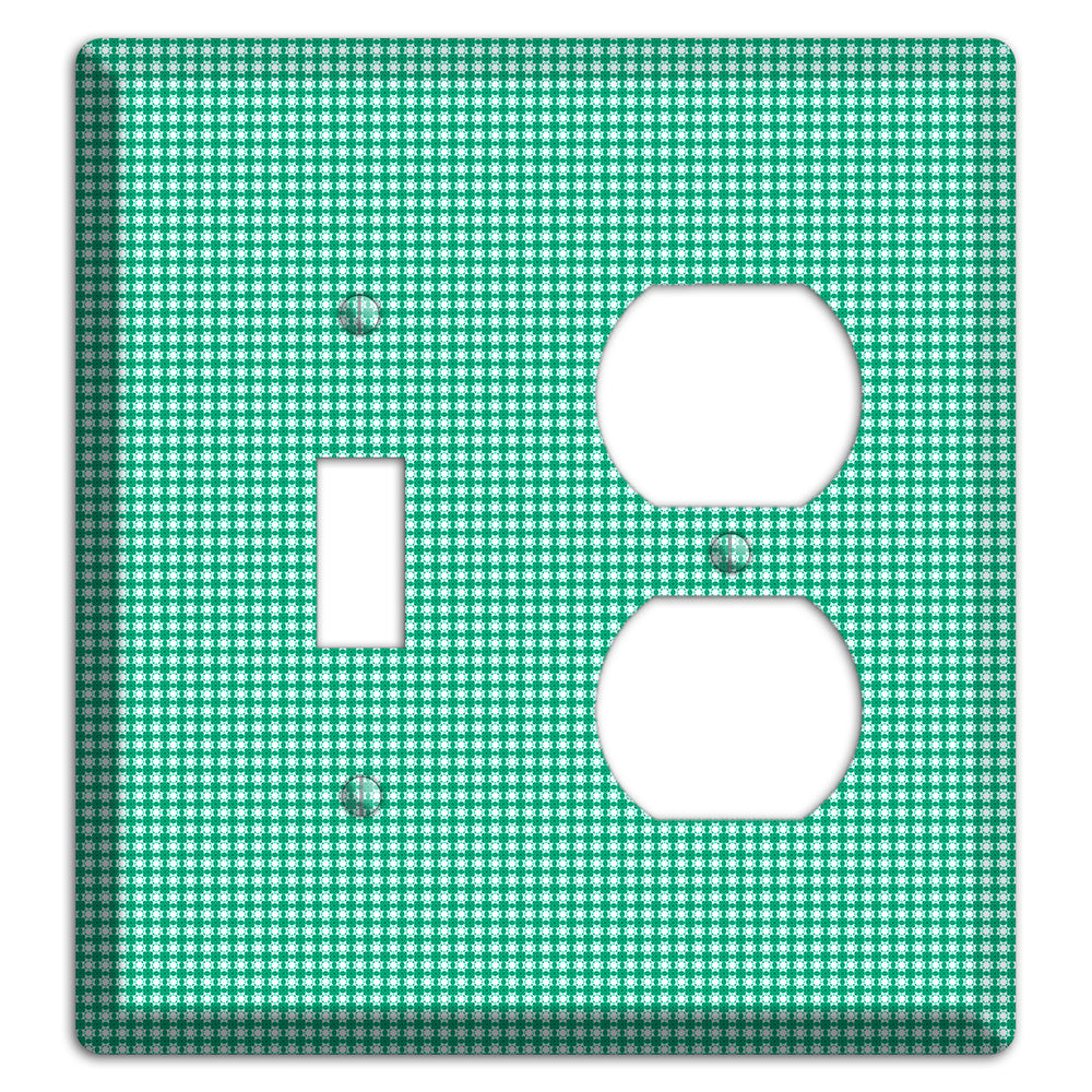 Jade Multi Tiled Geometric Toggle / Duplex Wallplate