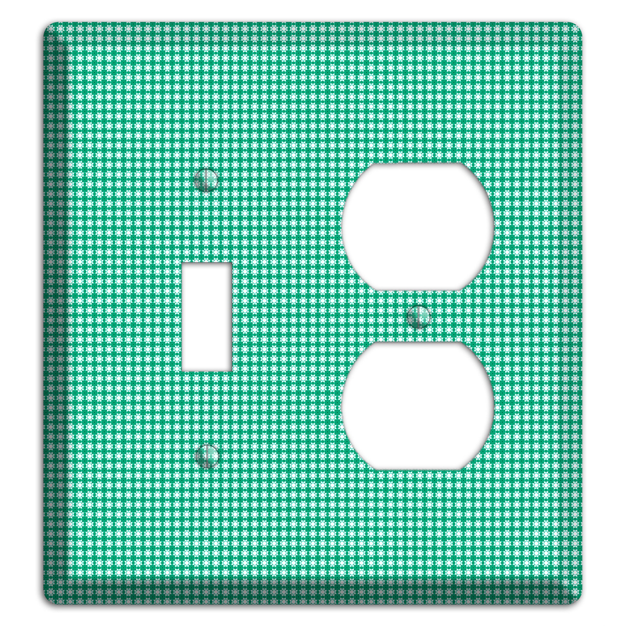 Jade Multi Tiled Geometric Toggle / Duplex Wallplate