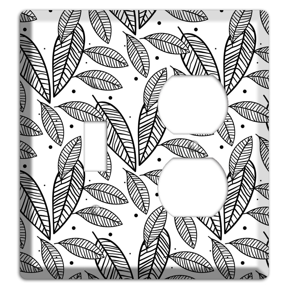 Leaves Style H Toggle / Duplex Wallplate