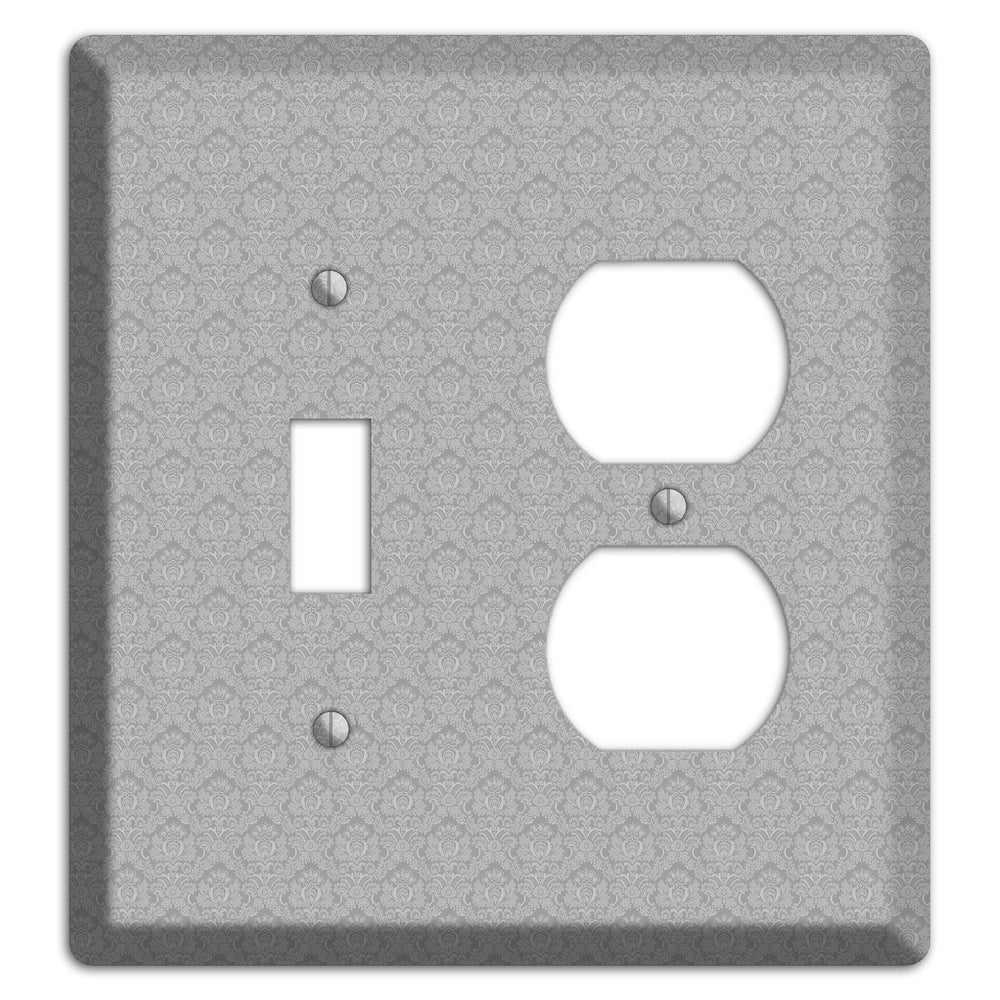 Light Grey Cartouche Toggle / Duplex Wallplate