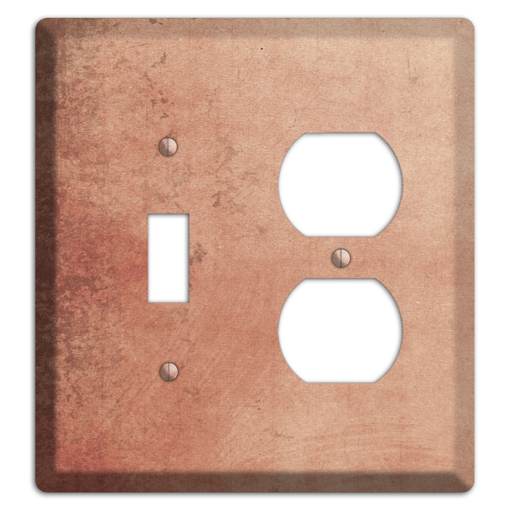 Tan Vintage Grunge Toggle / Duplex Wallplate