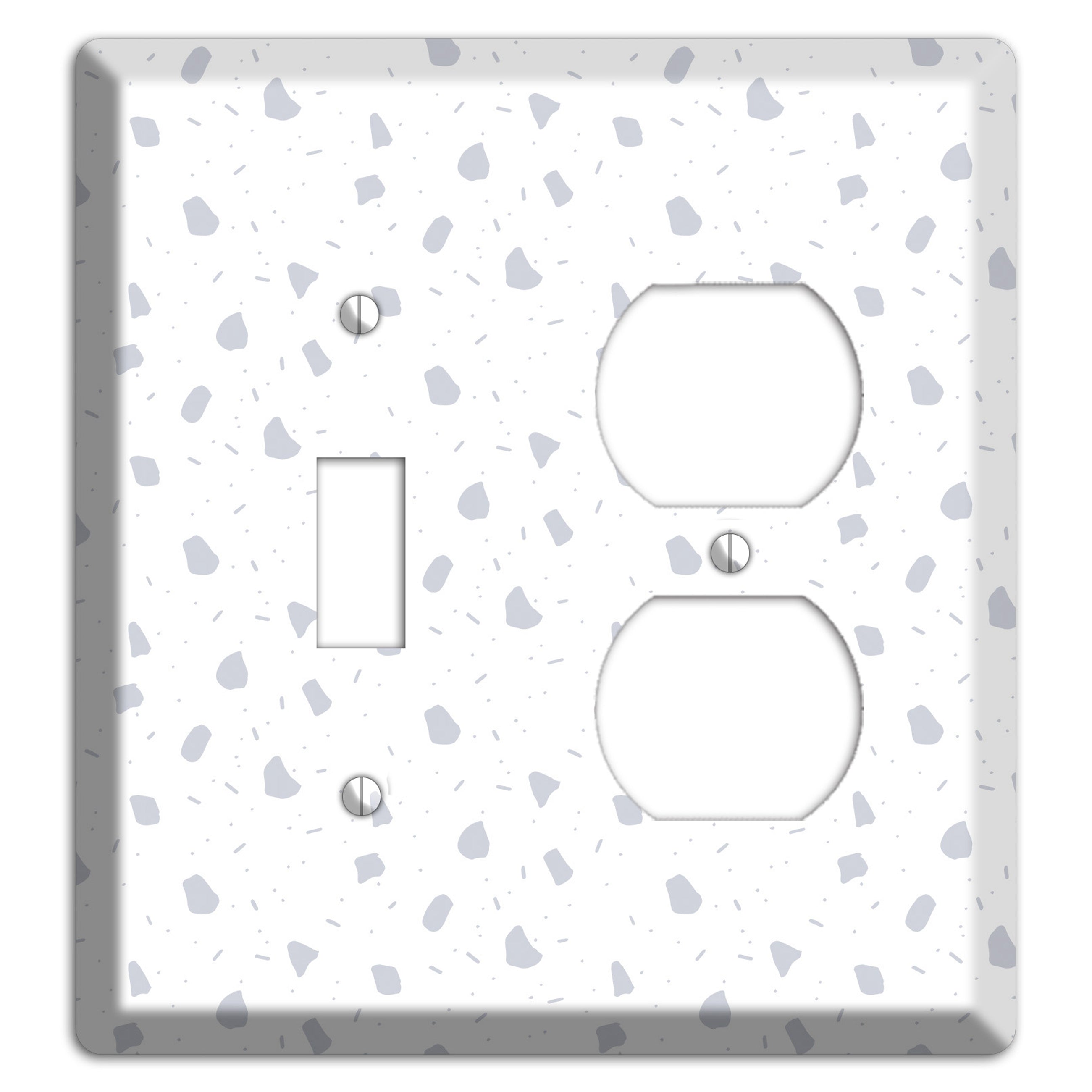 Abstract 9 Toggle / Duplex Wallplate