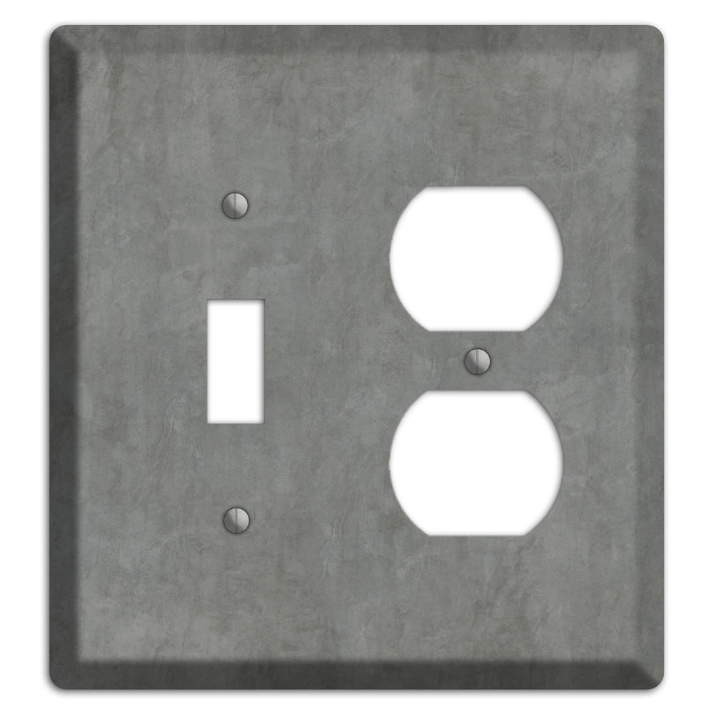 Stucco Grey Toggle / Duplex Wallplate