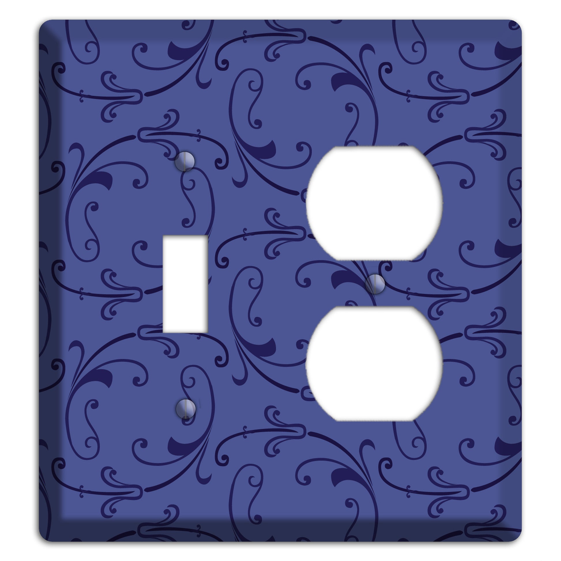 Green and Brown Argyle Toggle / Duplex Wallplate