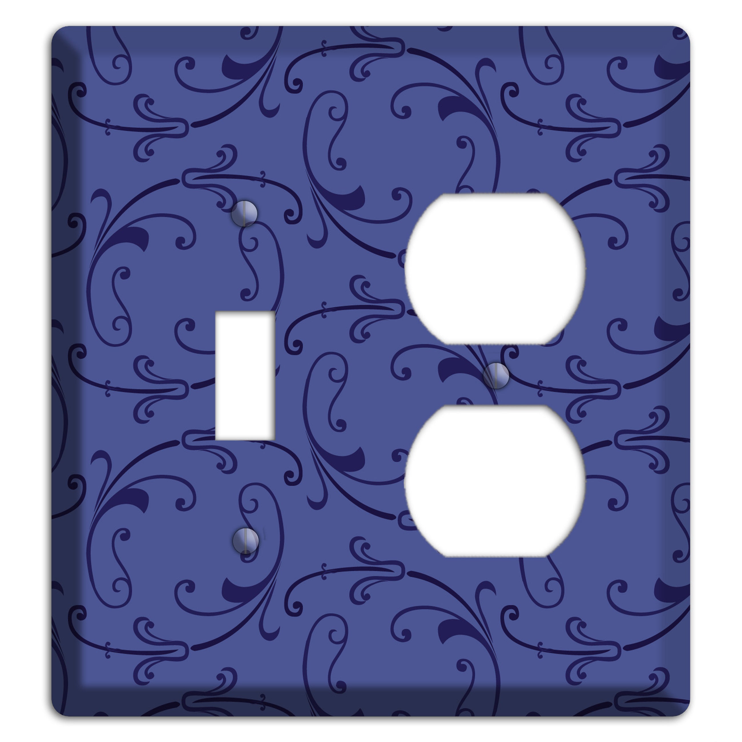 Green and Brown Argyle Toggle / Duplex Wallplate