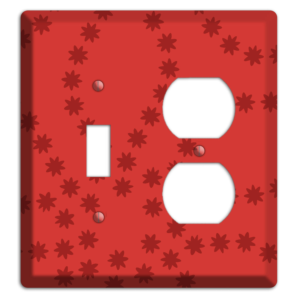 Multi Red Constellation Toggle / Duplex Wallplate