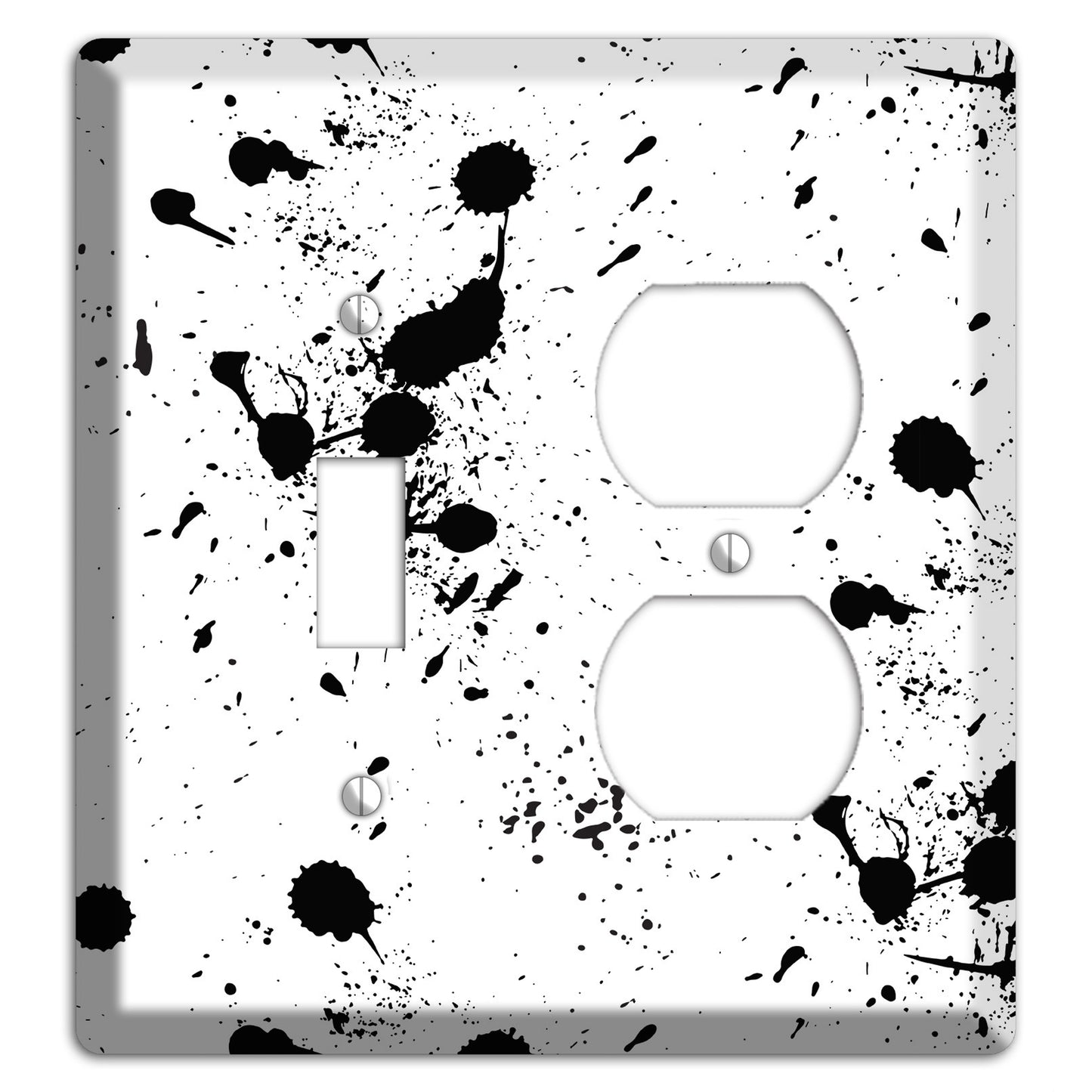 Ink Splash 3 Toggle / Duplex Wallplate
